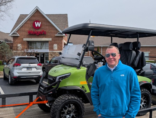 Golf Cart Sweepstakes Winner